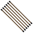 6X Nite Ize (6-inch) GearTie Re-useable Twist Tie for Cables & More - Brown