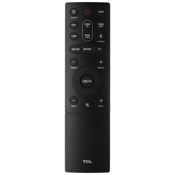 TCL Replacement Remote Control for Select TCL TVs - Black (QC21E26L18)