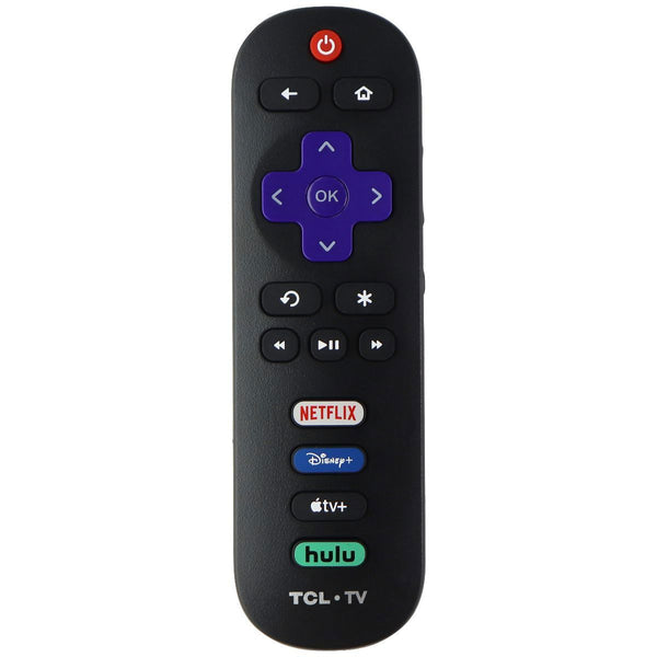 TCL Roku TV Remote with Netflix/Disney+/AppleTV+/Hulu Hot Keys - Black