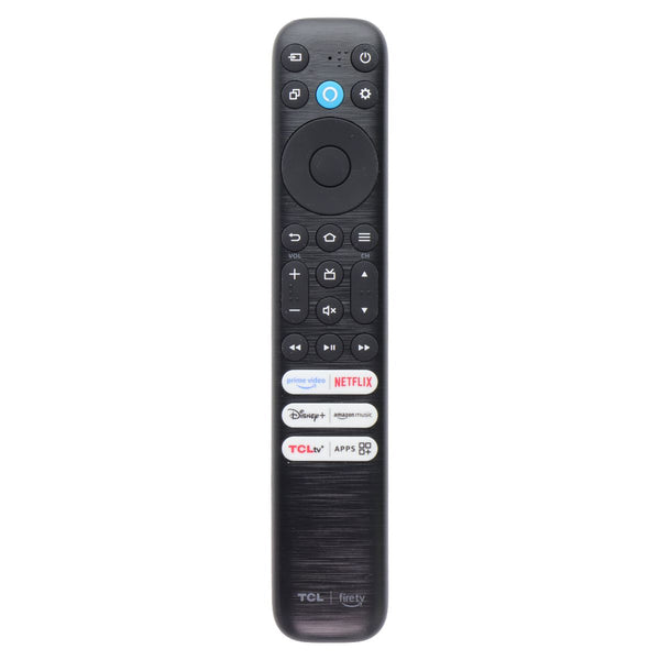 TCL FireTV Remote (RC813) Prime/Netflix/Disney+/Amazon Music Hot Keys - Black