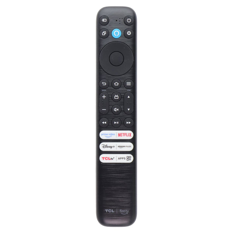 TCL FireTV Remote (RC813) Prime/Netflix/Disney+/Amazon Music Hot Keys - Black
