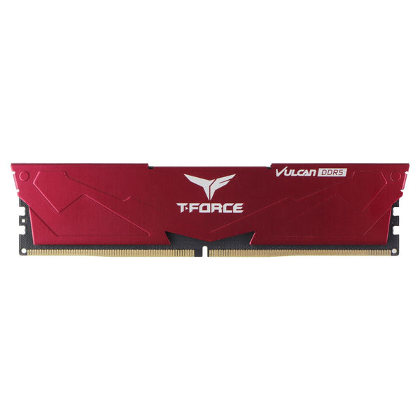 TeamGroup T-Force Vulcan (16GB) DDR5-6000 RAM (FLRD516G6000HC38ABK) - Red