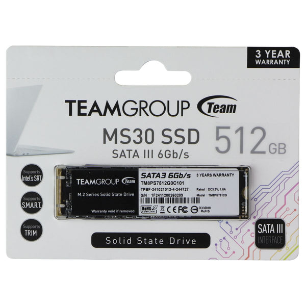 TeamGroup (512GB) MS30 M.2 Solid State Drive Internal SATA III 6Gb/s