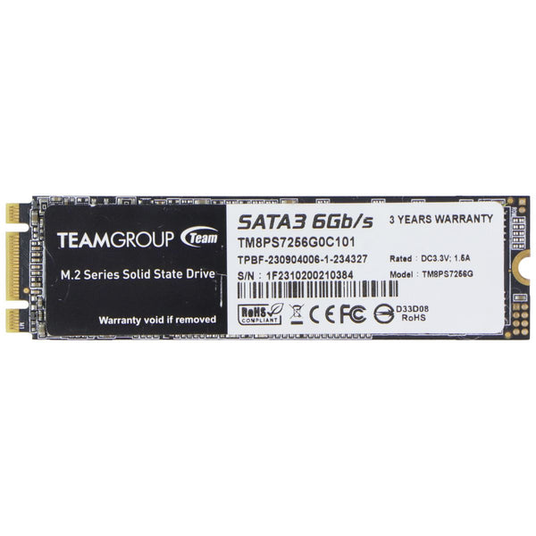 TeamGroup M.2 Solid State Drive - MS30 256GB SSD - SATA III 6GB/s