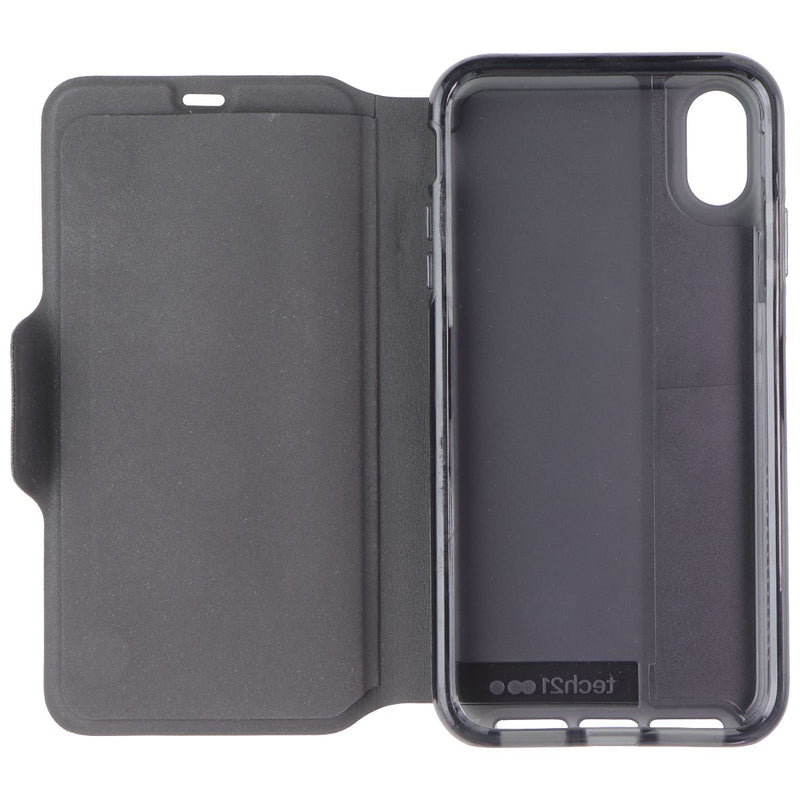 Tech21 EvoWallet Protective Folio Case for Apple iPhone XS Max - Black