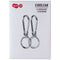 Tech21 EvoClear Cases with Carabiners for Apple AirTag - Clear (Pack of 2)