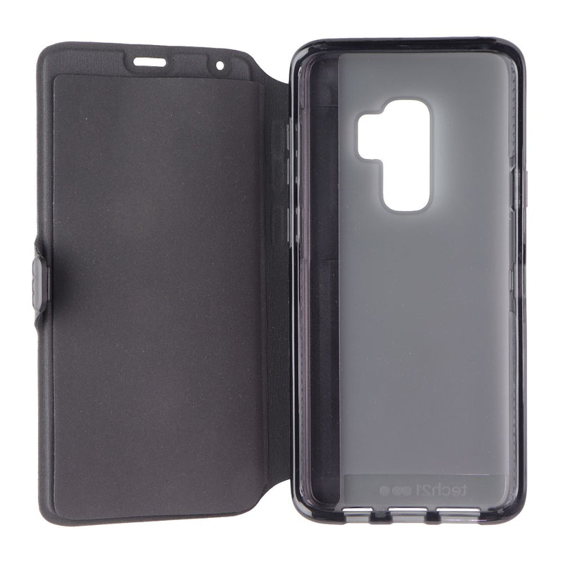 Tech21 Evo Wallet Series Folio Style Case Cover for Galaxy S9+ (Plus) - Black