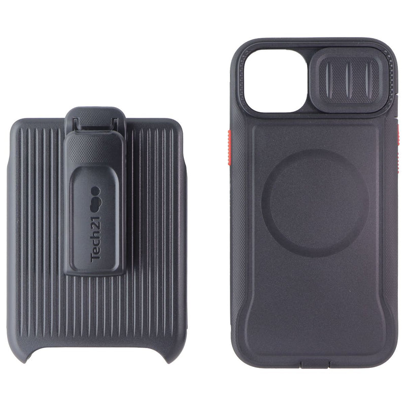Tech21 EvoMax Case for MagSafe and Holster for Apple iPhone 14 Plus - Black
