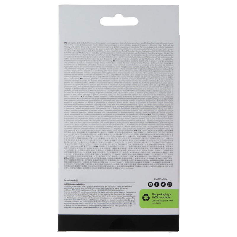 Tech21 Impact Shield Protective Film with Self-Heal for Apple iPhone 11 Pro