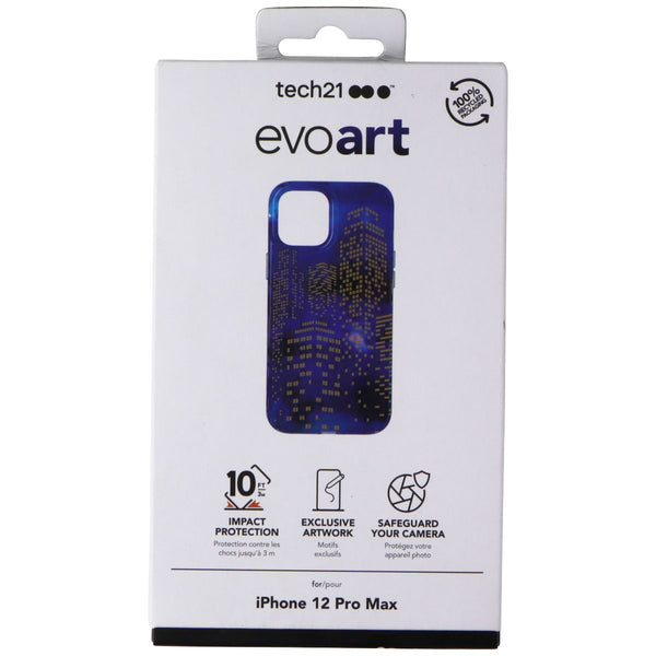 Tech21 Evo Art Series Case for Apple iPhone 12 Pro Max - Blue City Skyline