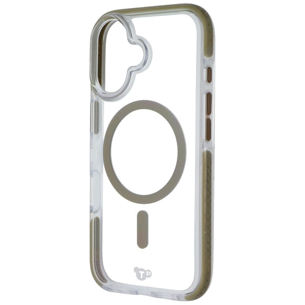 Tech21 EvoCrystal Series Case for MagSafe for Apple iPhone 16 - Clear/Gold