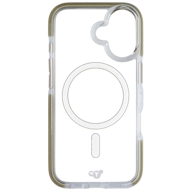 Tech21 EvoCrystal Series Case for MagSafe for Apple iPhone 16 - Clear/Gold