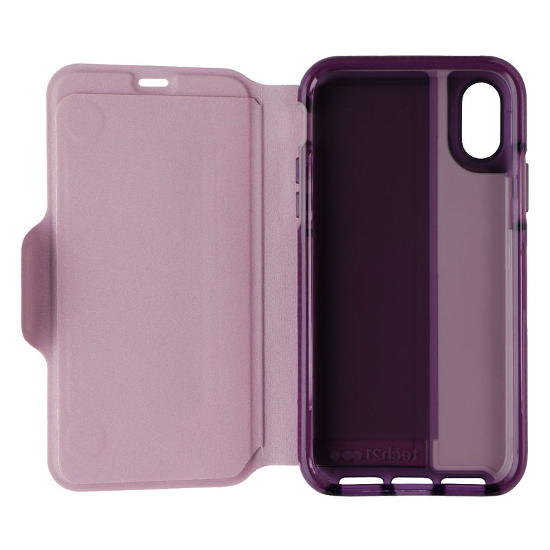 Tech21 EvoWallet Series Protective Case for Apple iPhone Xs/X - Orchid Purple