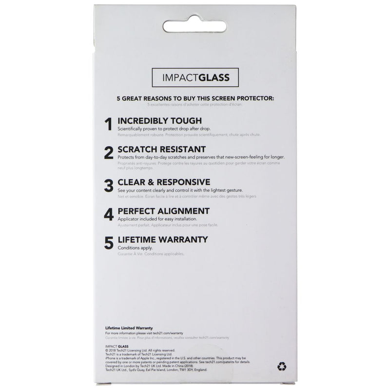 Tech21 Impact Glass Screen Protector for Apple iPhone Xs Max