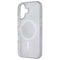 Tech21 Evo Sparkle Series Case for MagSafe for Apple iPhone 16 - Clear/Silver