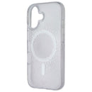 Tech21 Evo Sparkle Case for MagSafe for Apple iPhone 16 - Focus (Clear/Silver)