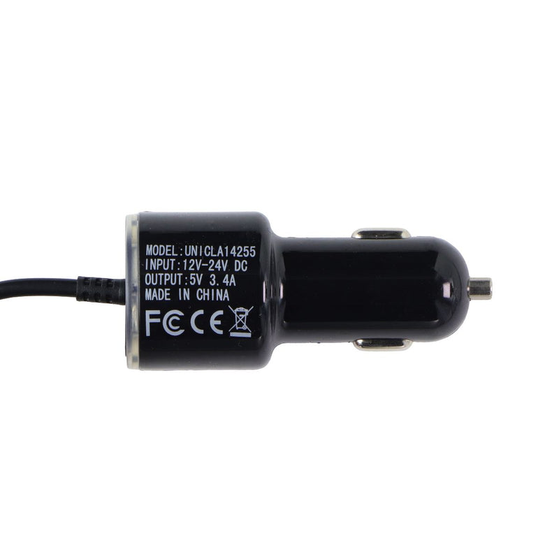 TekYa 3.4A High Speed USB-C Car Charger - Black