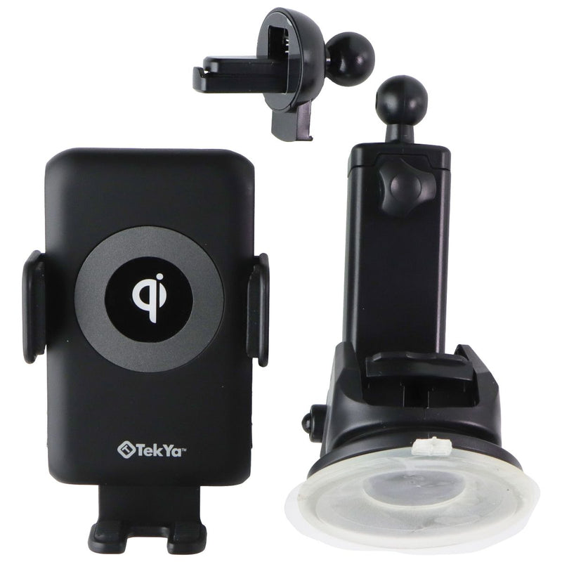 Auto-Tek Smart Charge Car Mount with Qi Charging - Black (UNICHG18774)