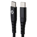 TekYa (6-Foot) Braided Cable - Power Delivery USB-C to USB-C - Black