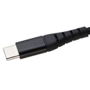 TekYa (6-Foot) Braided Cable - Power Delivery USB-C to USB-C - Black