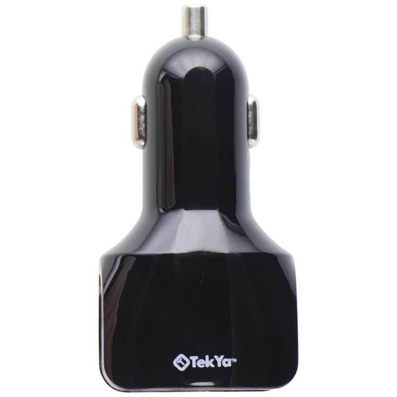 TekYa 38W Dual Port Car Charger Head with USB-C PD - Black