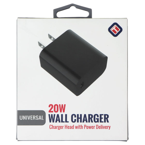 Tekya 20W Single USB Wall Charger with Power Delivery - Black