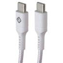 TekYa (6-Foot) Braided Cable - Power Delivery USB-C to USB-C - White