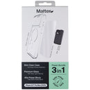 Matter HT 3-in-1 Power Bundle (Case/Glass/Adapter) for iPhone 17 Pro Max - Clear