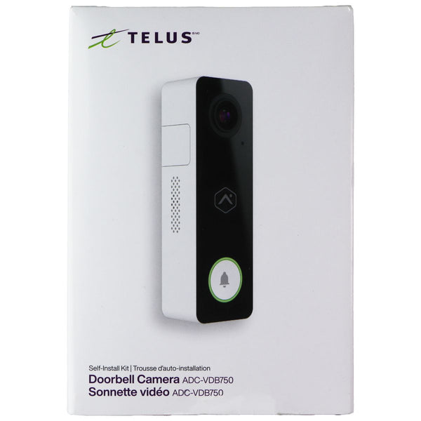 Telus SDC-VDB750 Two-Way HDR Video Doorbell Camera with Self Install Kit - White