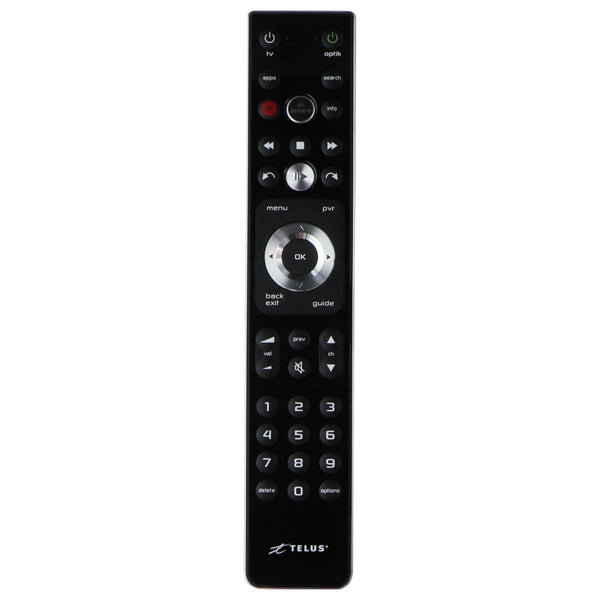 Replacement TELUS Optik TV Slimline Remote Control - Black (2774)