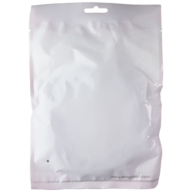 Tera Grand CAT7 Round Ethernet Patch Cable - 7 Foot - 10Gbps / 600MHz - Black