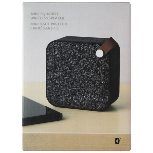 The Source - Mini Squared Wireless Bluetooth Speaker - Black/Gray