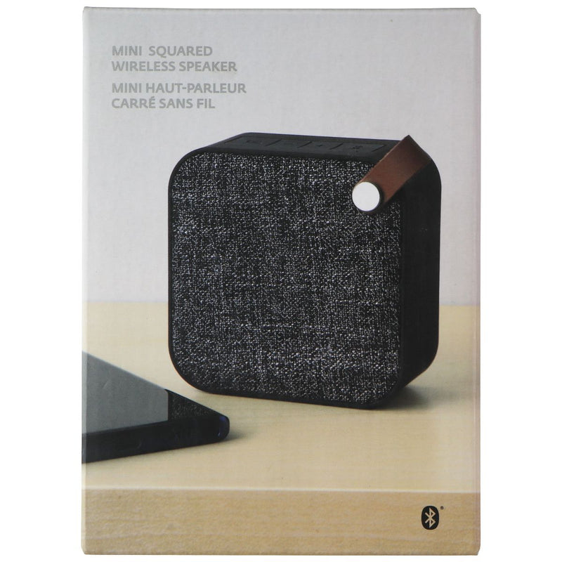 The Source - Mini Squared Wireless Bluetooth Speaker - Black/Gray