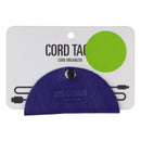 This is Ground Cord Taco Leather Cord Organizer - Blue