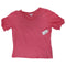 Time and Tru Women's Puff Sleeve Top - Size Large - Coral Rose