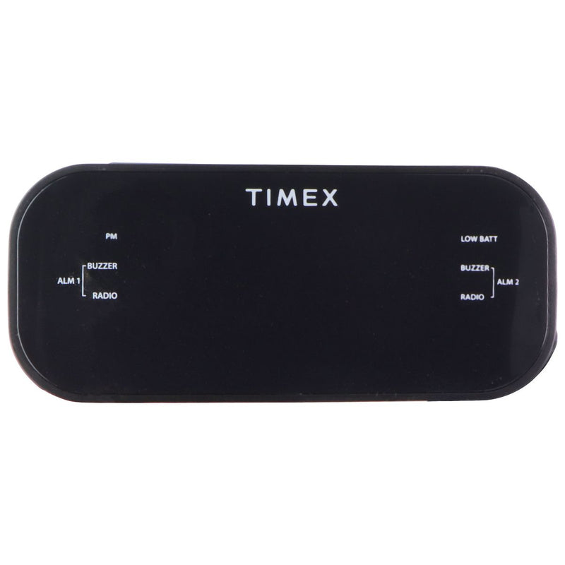 Timex AM/FM Dual Alarm Clock Radio with 1.2-Inch Display and Line-In Jack - Gray