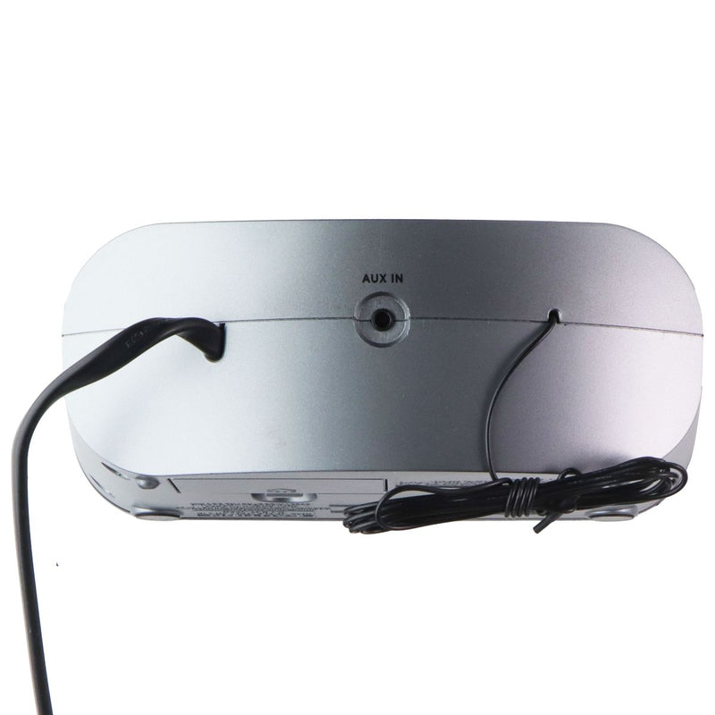 Timex AM/FM Dual Alarm Clock Radio with 1.2-Inch Display and Line-In Jack - Gray