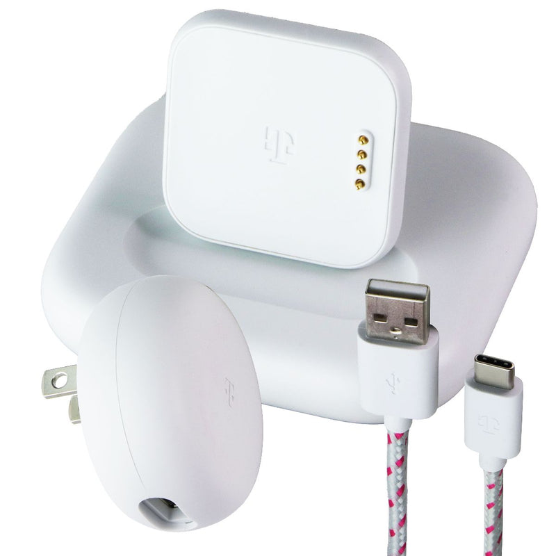 T-Mobile SyncUP Kids Smart Watch Charging Kit with Dock and Wall Charger - White