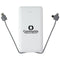 Tomax 10000mAh USB-C/Micro/Lighting 8-Pin/USB-A Power Bank - White (Customized)