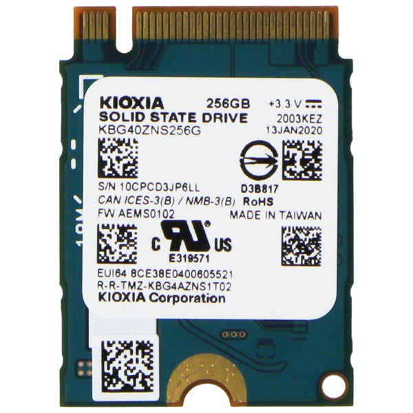 Repair Part - Toshiba(Kioxia) 256GB PCIe NVMe 2230 SSD (KBG40ZNS256G)