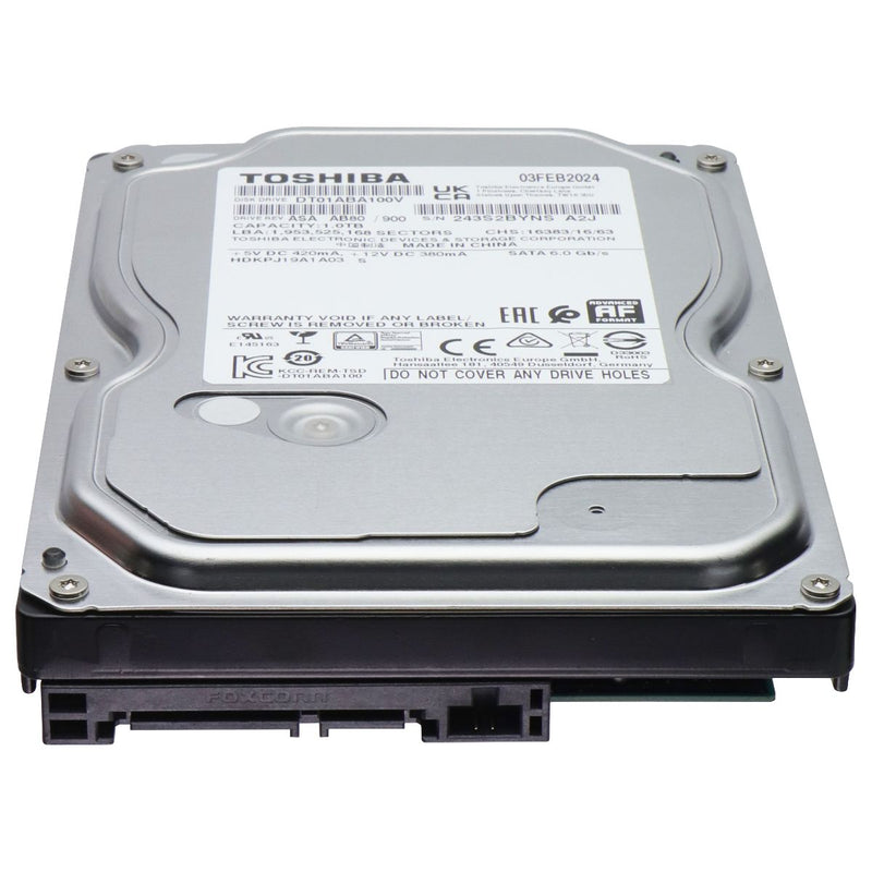 Toshiba DT01ABA100V 1TB SATA 6.0 Gb/s 5700 RPM Desktop Hard Drive