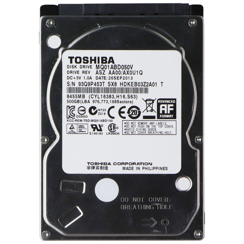 Toshiba 500GB 2.5-inch SATA II HDD (MQ01ABD050V)