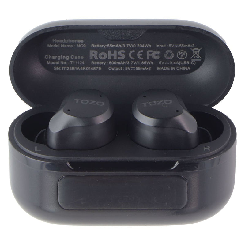 TOZO NC9 Active Nosie Cancelling Wireless Earbuds (T11124) - Black