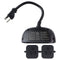 TP-Link Kasa Smart Outdoor Wi-Fi Plug with 2 Sockets (KP400) - Black