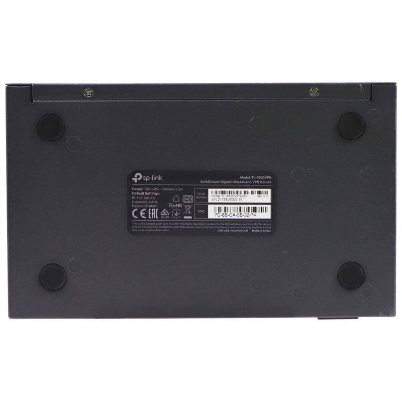 TP-LINK SafeStream Gigabit Broadband Wired VPN Router (TL-R600VPN)