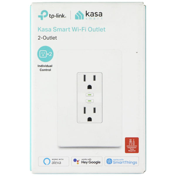 TP-Link - Kasa Smart Wi-Fi Power Outlet - White (KP200)