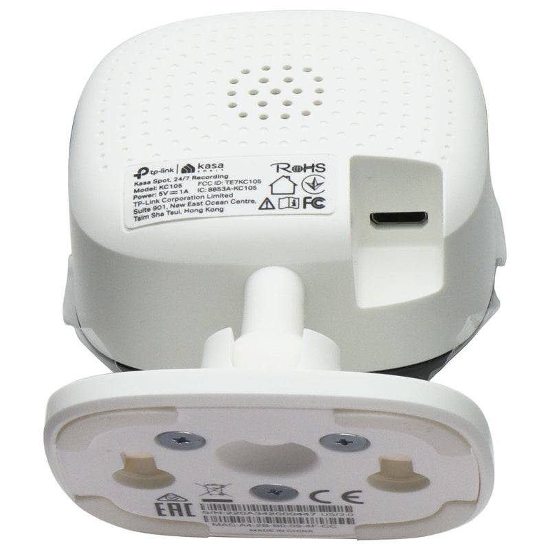 TP-Link Kasa Spot - Indoor Camera with Night Vision - White (KC105(US))