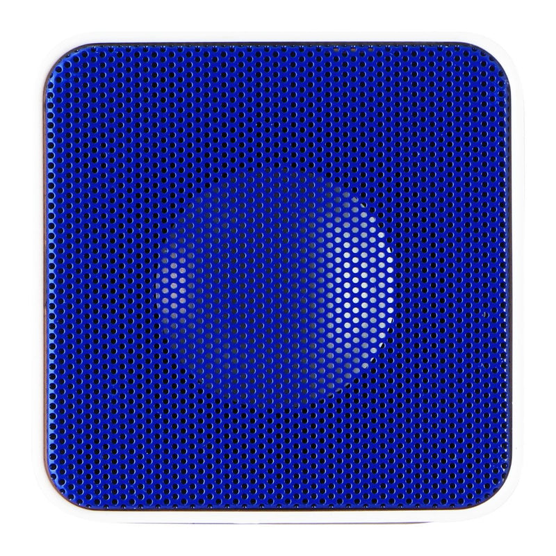 TracFone Universal Wireless Cube Speaker - White/Blue