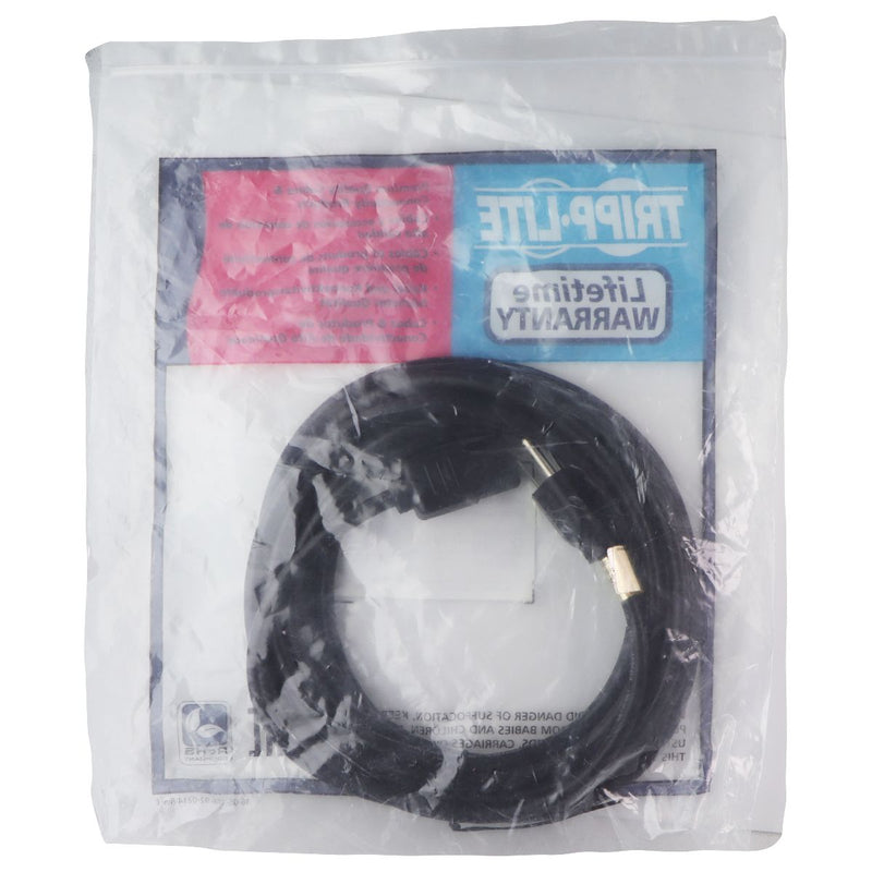 Tripp Lite Power Cord 10A (NEMA 5-15P to IEC-320-C13) - Black / 15ft (P006-015)