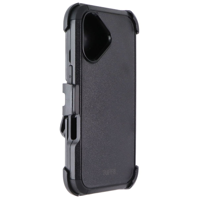 TUFF8 Impact PLUS Case with Holster for MagSafe for Apple iPhone 16 - Black